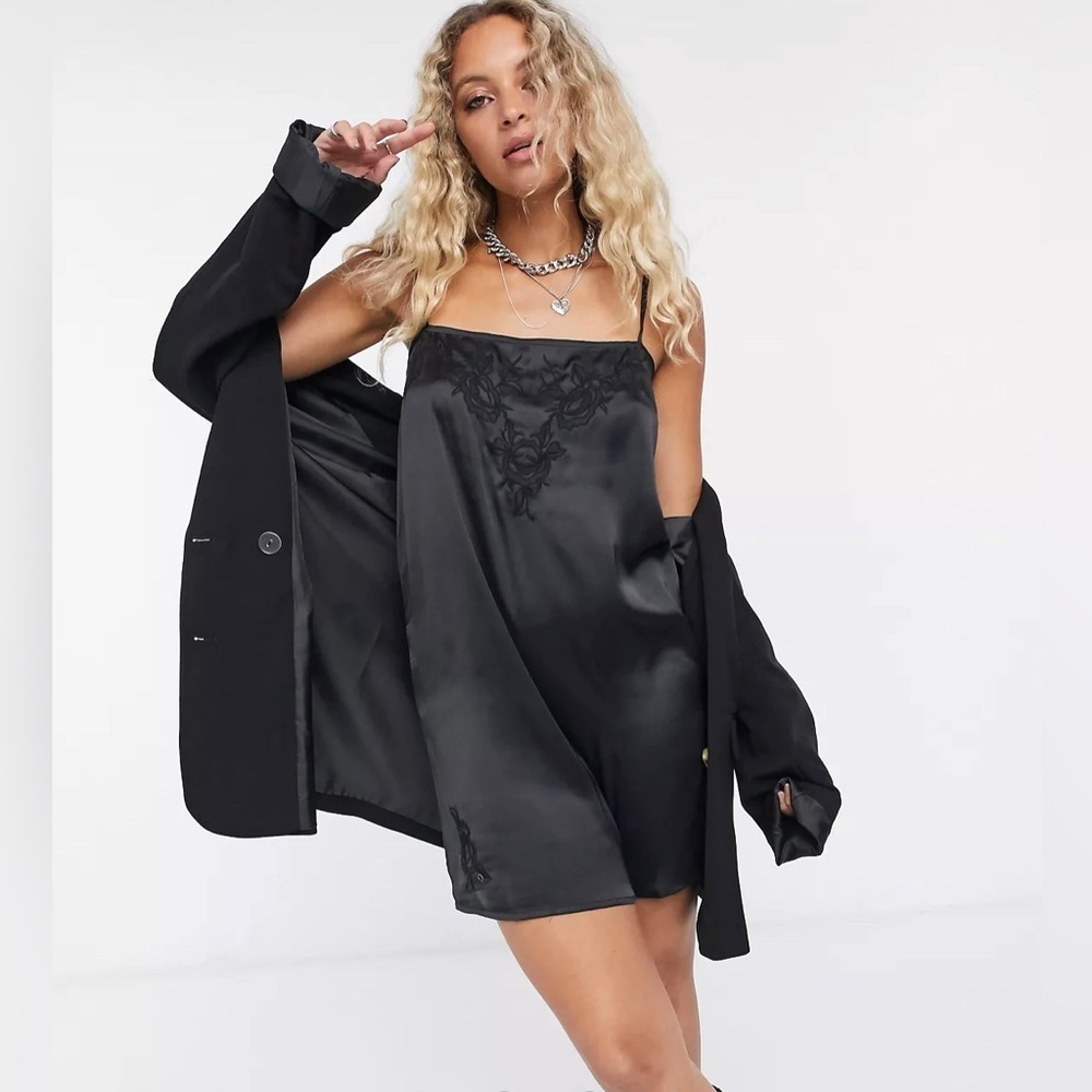 Reclaimed Vintage Inspired Mini Slip Dress
